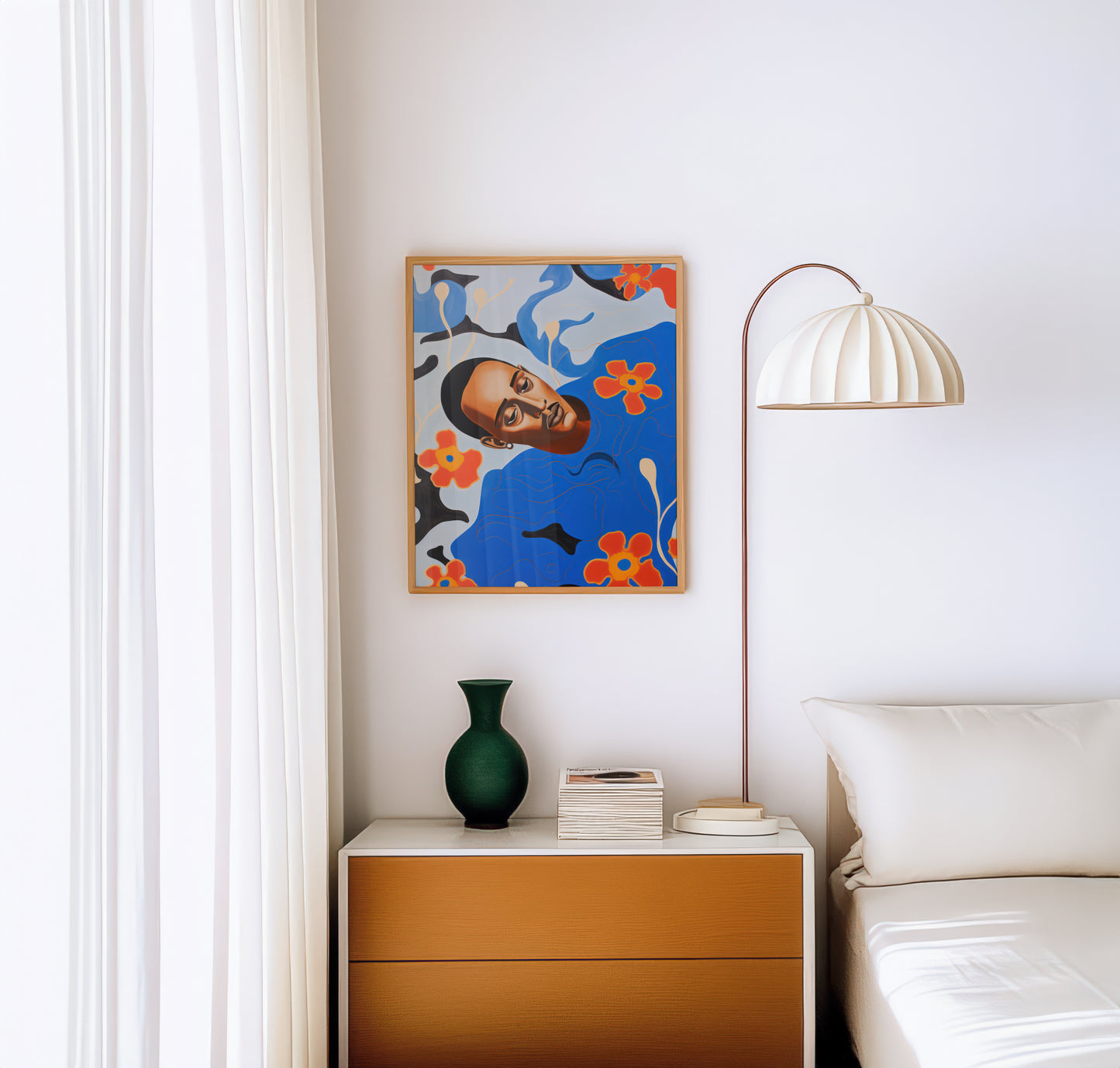 Blue Bloom Poster