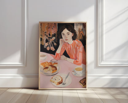 Croissant Thoughts Poster