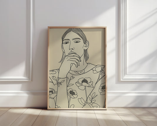 Contour of Thought Poster